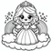 Princesses Coloring Book #2 – Printable Coloring Fun for Ages 3–5 | Coloring.kids