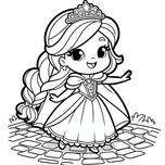 Princesses Coloring Book #3 – Printable Coloring Book for Ages 3–5 | Coloring.kids