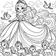 Princesses Coloring Book #4 – Printable Coloring Book for Ages 3–5 | Coloring.kids