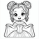 Princesses Coloring Book #4 – Printable Coloring Book for Ages 3–5 | Coloring.kids