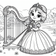 Princesses Coloring Book #5 – Printable Coloring Book for Ages 3–5 | Coloring.kids
