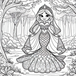 Princesses Coloring Book #5 – Printable Coloring Book for Ages 3–5 | Coloring.kids