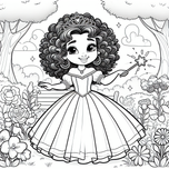 Princesses Coloring Book #6 – Printable Coloring Book for Ages 3–5 | Coloring.kids