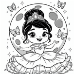 Princesses Coloring Book #6 – Printable Coloring Book for Ages 3–5 | Coloring.kids