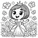 Princesses Coloring Book #6 – Printable Coloring Book for Ages 3–5 | Coloring.kids